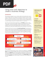 Using aims and objectives to create a business strategy -  A Kellogg's Case Study.pdf