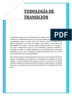 Metodología de La Transición