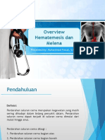 Overview Hematemesis Melena - Muhammad Faizal S.ked