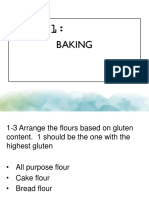 QUIZ 1 Baking