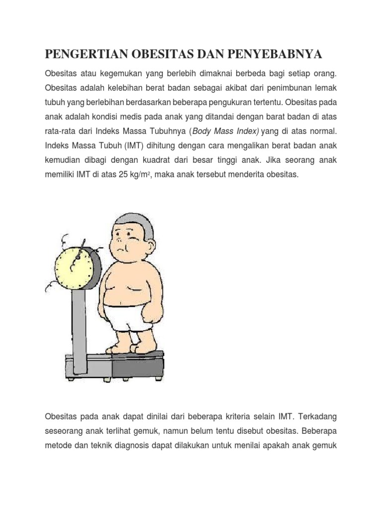 Laporan Pendahuluan Obesitas Pada Anak Seputar Laporan