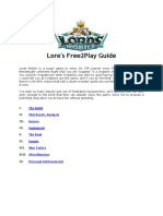 Lores Free 2 Play Guide