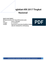 Jadwal KRI Nasional 2k17