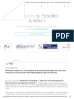 Rechazan Amparo Por Mora Tendiente A Obtener El Reintegro de Una Suma Retenida Al Momento de Recibir La Bonificación Del Cese Laboral