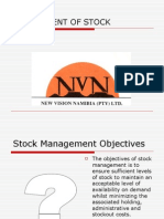 Stock Management Systems