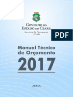 Manual Técnico de Orçamento 2017- CE