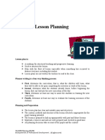 Effective Lesson Planning ELP