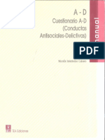 Cuestionario A-D Manual PDF