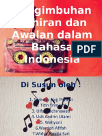 Pengimbuhan Akhiran Dan Awalan Dalam Bahasa Indonesia
