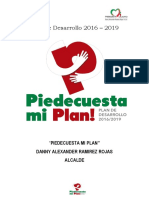 Plan de Desarrollo 2016-2019