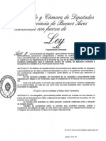 Ley de honorarios profesionales PROV DE BUENOS AIRES 2017