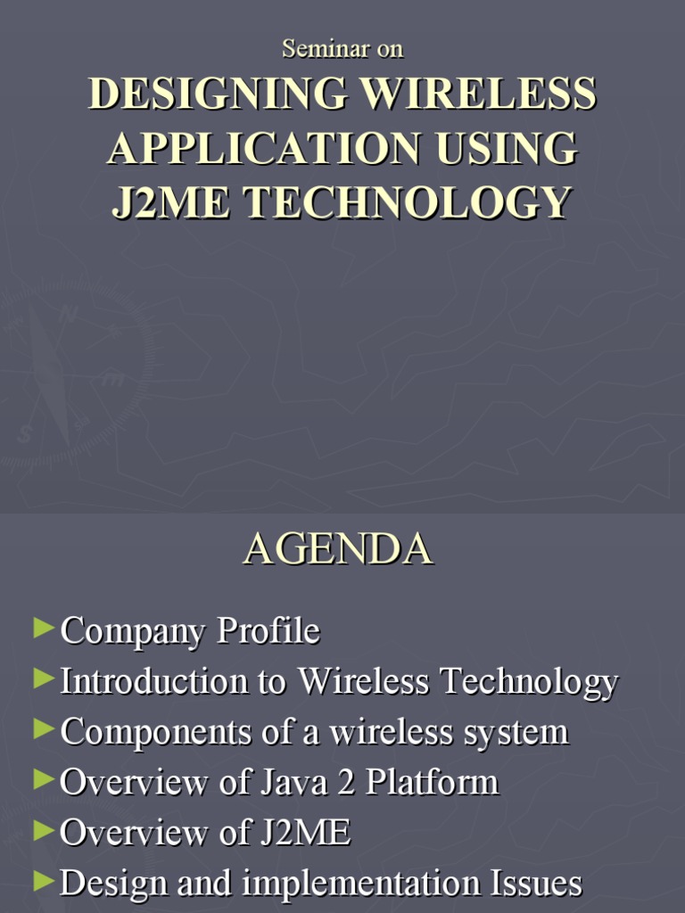 Designing Wireless Application Using J2Me Technology | PDF | Java ...