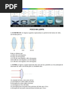 Lentes Esféricas e Estudo Analítico, Lentes Cilindricas