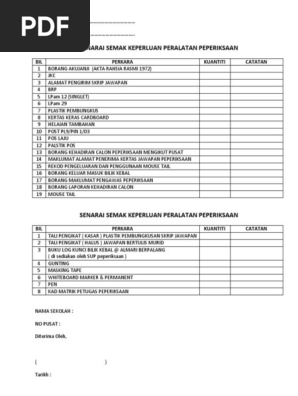 Senarai Peralatan Pejabat - Jamircxt