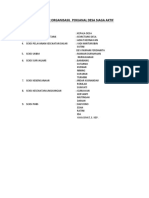 Struktur Organisasil Pokjanal Desa Siaga Aktif