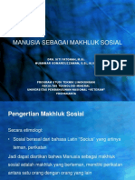 Manusia Sebagai Makhluk Sosial