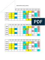 Jadual Waktu Naemi 2011