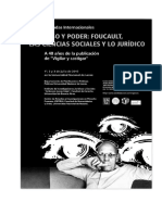 Programa de Las Jornadas Foucault