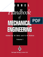 Dubbel Handbook of Mechanical Engineering PDF
