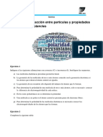 Fuerzas de atracción entre partículas y propiedades físicas de las sustancias