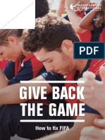 Give Back The Game: How To Fix FIFA