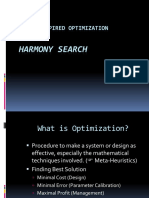 Optimization Techniqueharmony Search