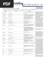 Download Environmental Journalists in India - Environmental Journalists in India by ubagwe SN361071702 doc pdf