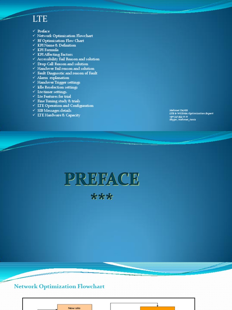 LTE Network Optimization Guide | PDF | Bandwidth (Signal Processing ...