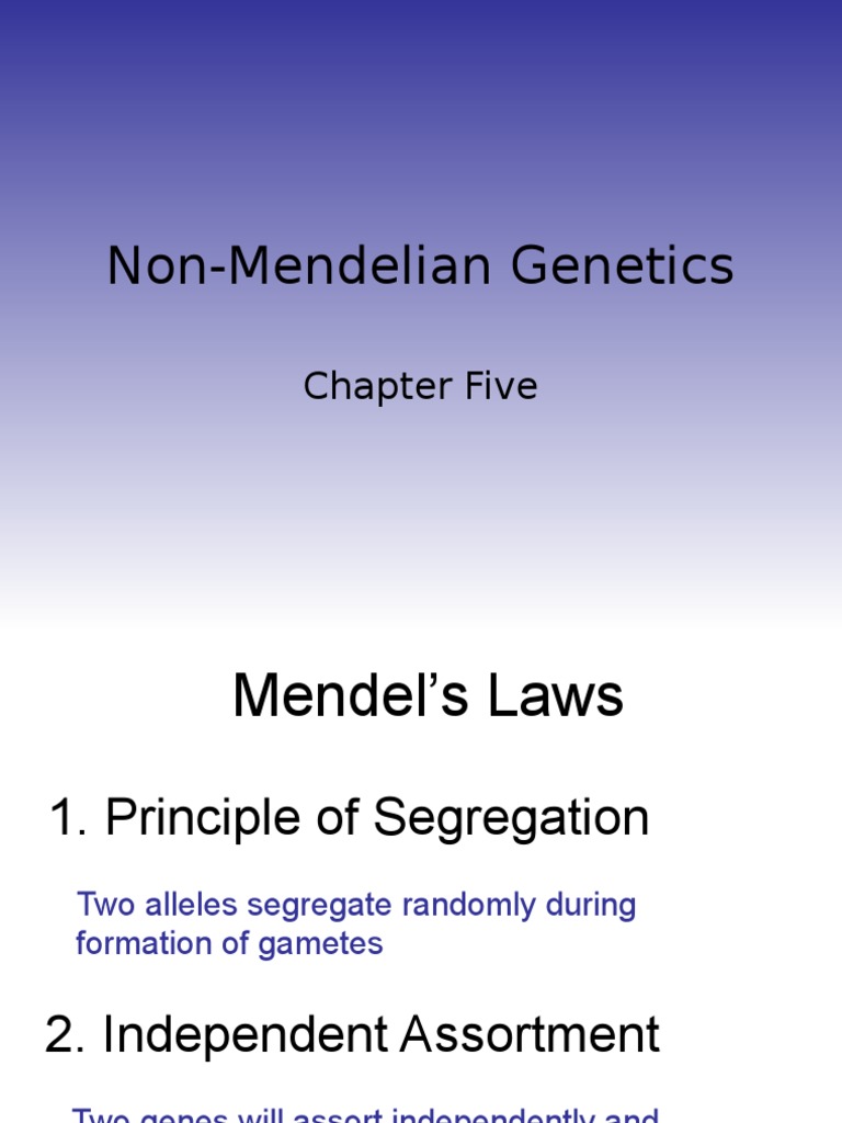 Non-Mendelian Genetics Explained | PDF | Dominance (Genetics) | Allele