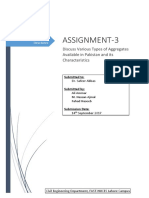 Types and Characteristics of Aggregates Used in Pakistan