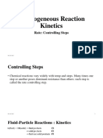 Heterogeneous Reaction Kinetics: Determining the Rate-Controlling Step