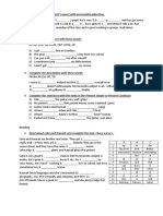 Worksheet For Begginers Present Simple Grammar Drills Sentence Transformation Rephrasing 101272