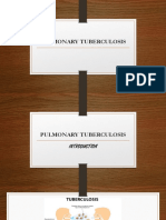 Pulmonary Tuberculosis Diagnosis and Treatment