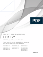 Installation Manual LED TV