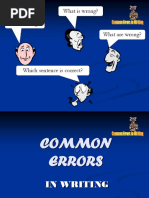 Common Errors