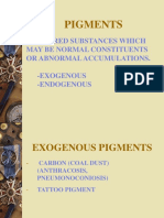 Pigments & Amyloid