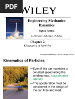 Engineering Mechanics Dynamics: Kinematics of Particles