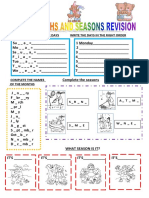 Days Months and Seasons Revision