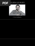 JULIEN LE DUEY "UN ART SUBLIME"