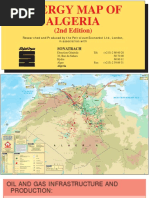 Algeria Energy Map 2d Edition