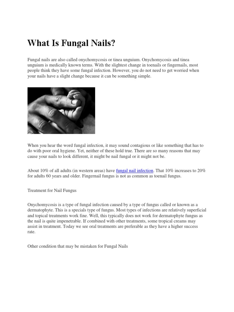 What Is Fungal Nails? PDF Clinical Medicine Diseases And Disorders