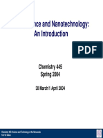 Lecture 1 -- Intro to Nanoscience