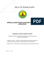 Somaliland Food and Water Security Strategy