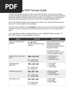 PMP Formula