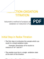 Reduction-Oxidation Titration 2