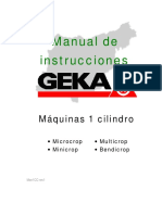 Manual Maquina Geka 1 PDF