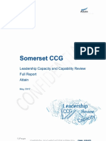 Somerset CCG Capacity and Capability Review