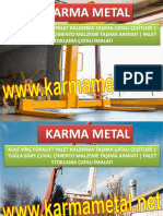 KARMA METAL Vinc Palet Kaldirma Aparati Palet Kaldirma Aparati Fiyati Paslanmaz Forklift Kule Vinc Catali