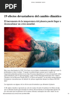 Semana - Sostenibilidad - 19 Efectos Devatadores Del CC