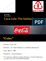 Coca Cola: The Setbacks: Sunil Pillai Ruchi Mehra